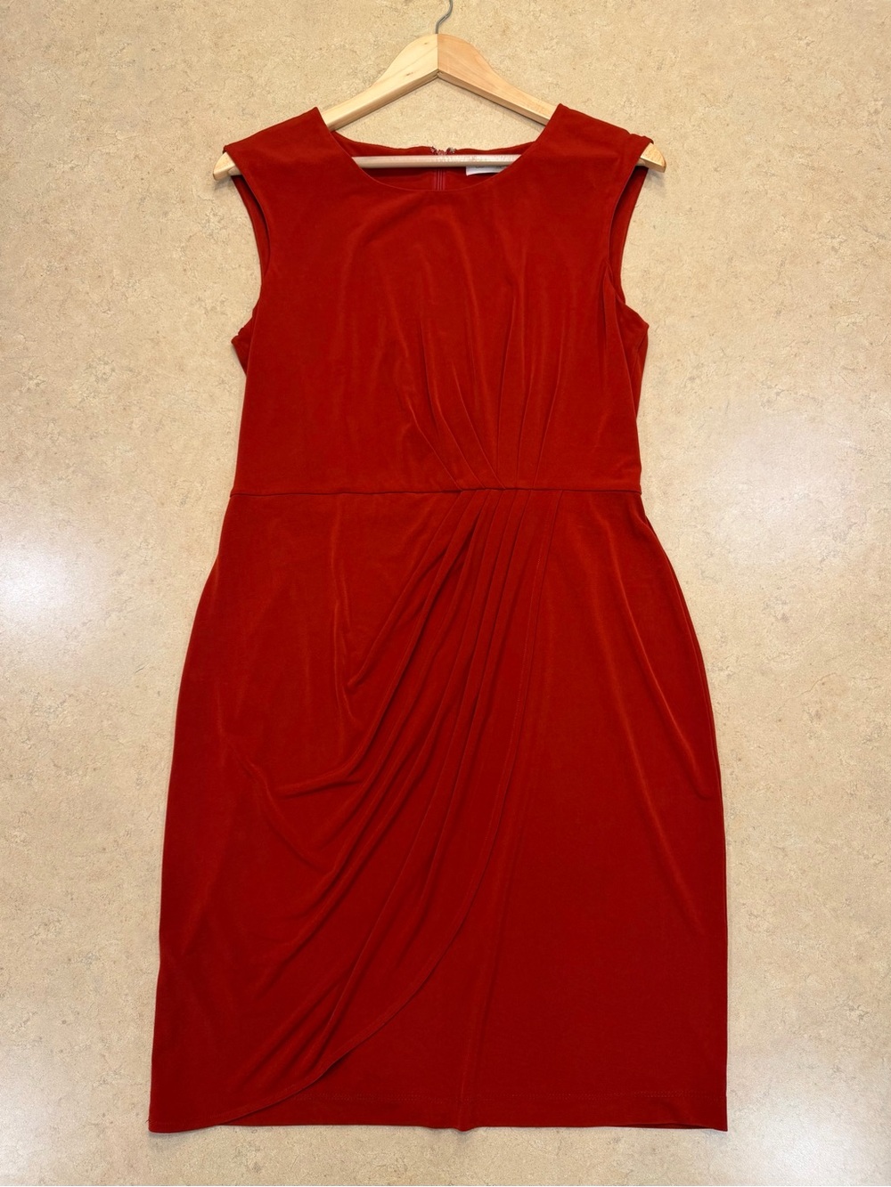 Calvin Klein Draped Sheath Dress